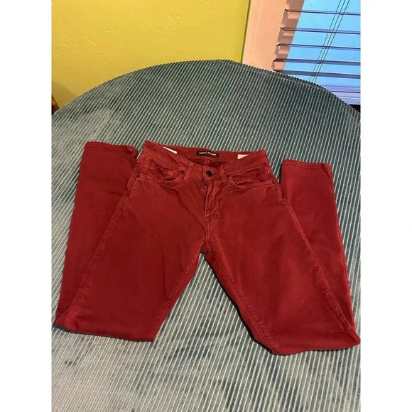 Mavi Jeans Men’s Burgundy Slim Fit Jeans Size 29/32 - Picture 2 of 7